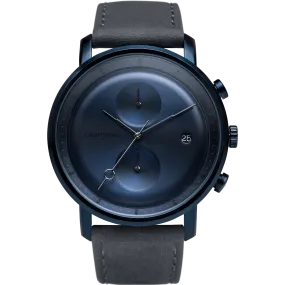 Golden Gate Chrono Leather Deep Blue Gray