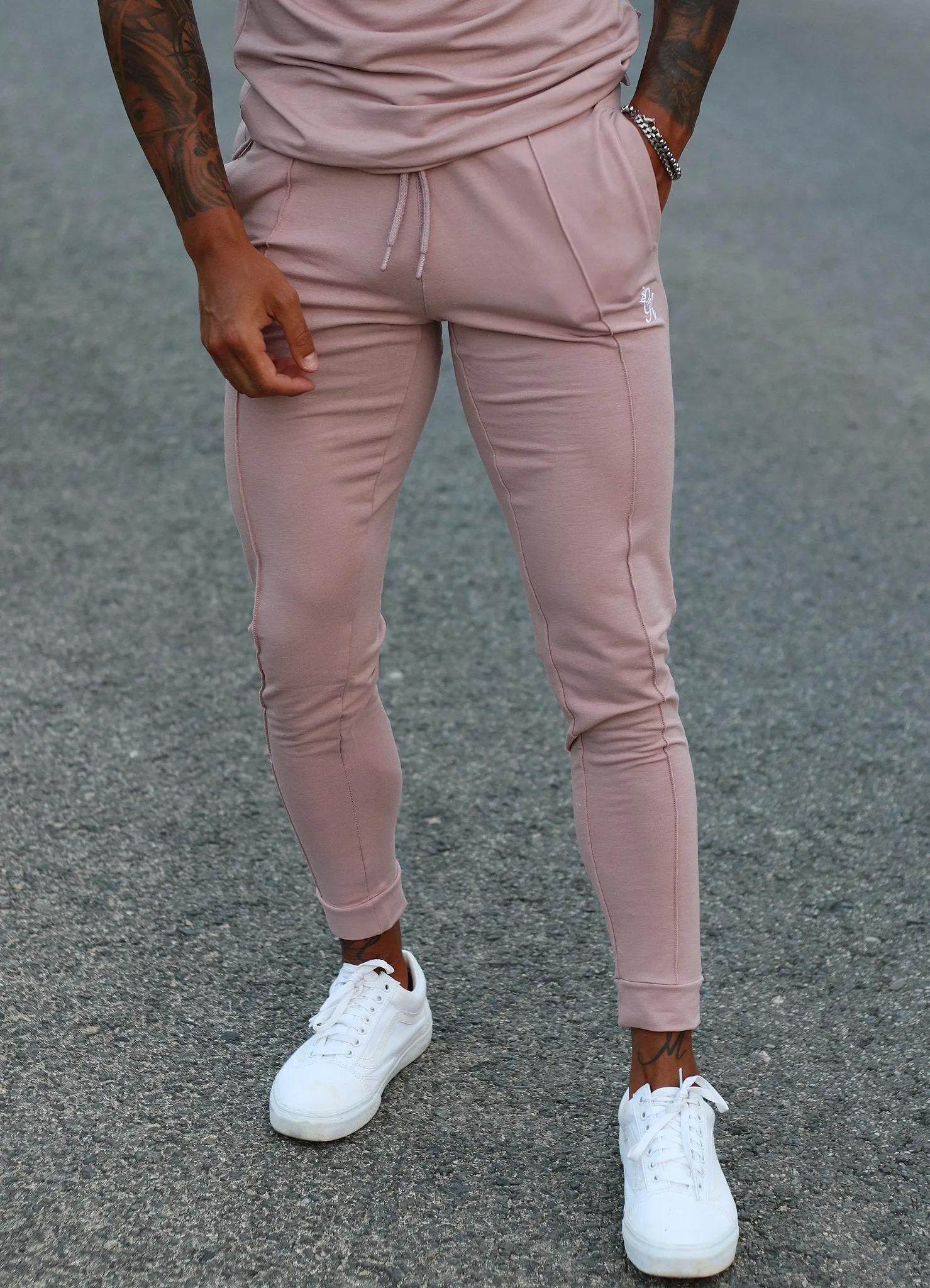 Gym King Signature Jog Pant - Dusky Pink
