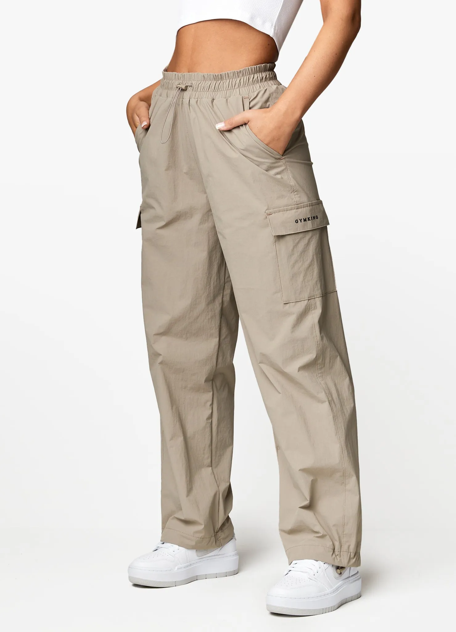 Gym King Utility Woven Cargo Pant - Mocha