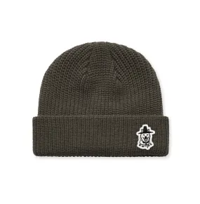 JOSEON JINDO JJ PATCH BEANIE (WASHED MOCHA)