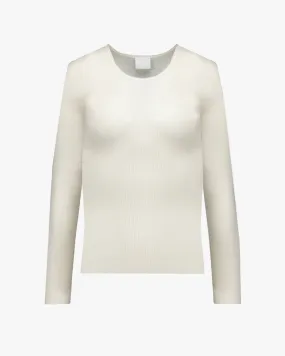 Lea Fine Ribbed Cashmere Top