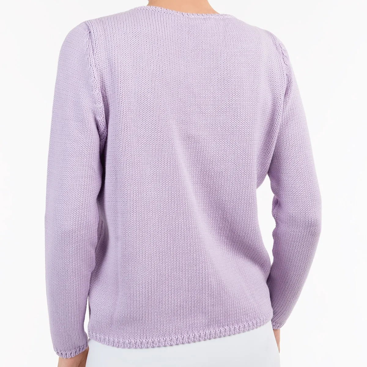 Long Sleeve Pullover in Lilac