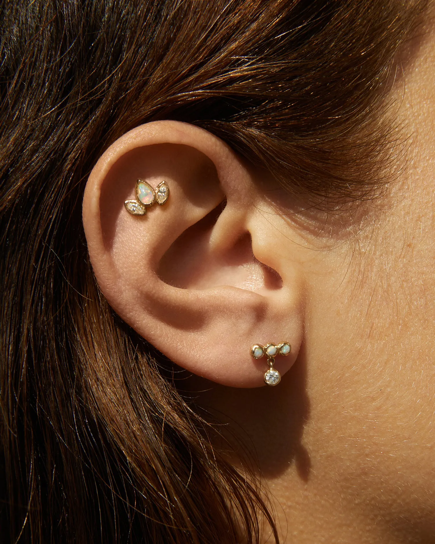 Marquise Pear Stud