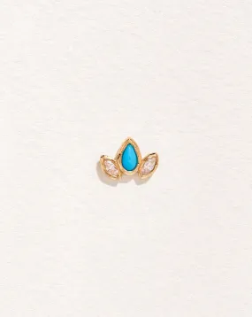 Marquise Pear Stud