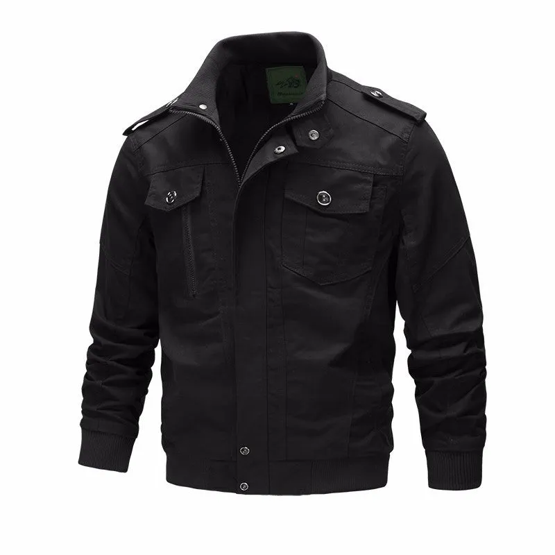 Men's Spring Lightweight Cotton Military Jacket