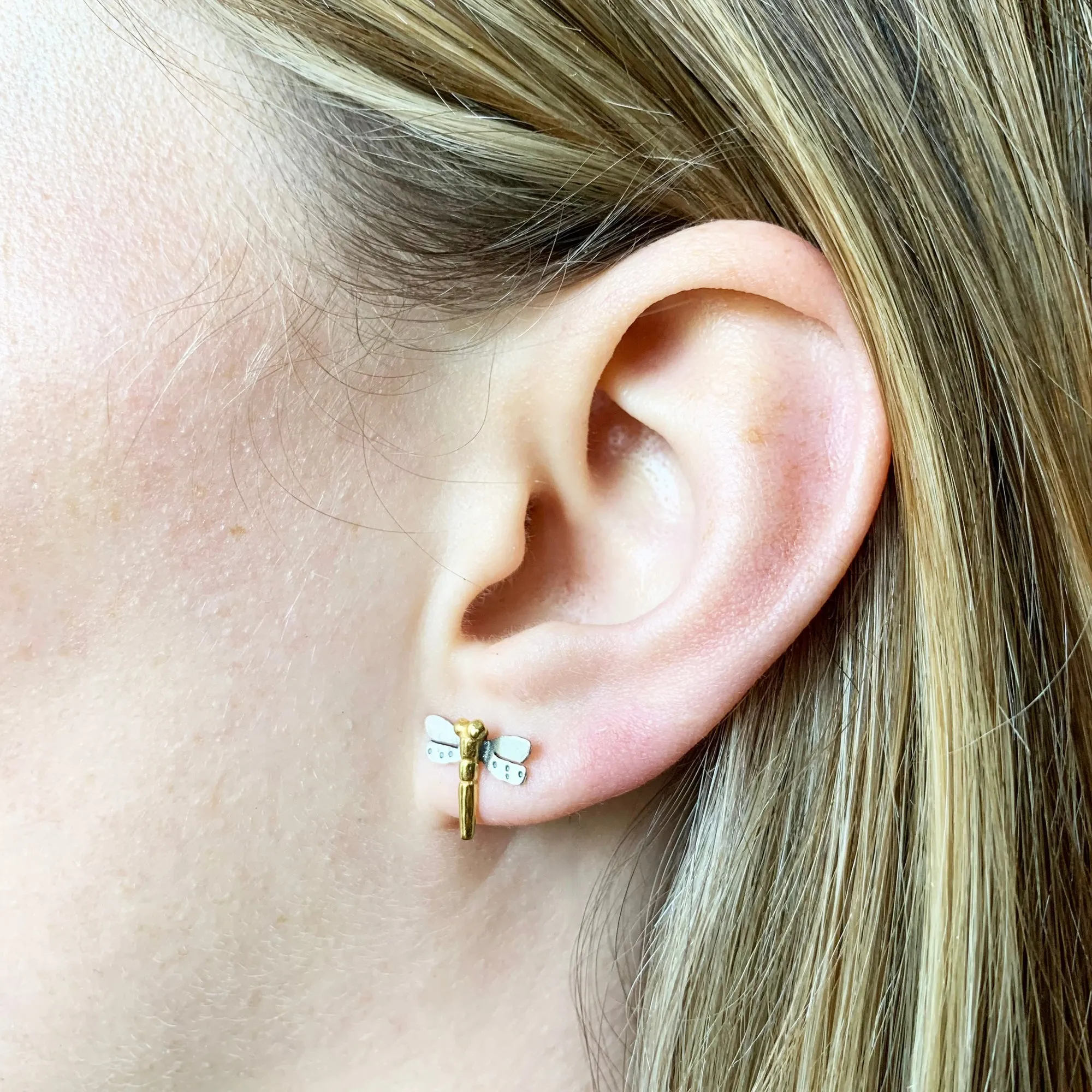Mini Dragonfly Earrings