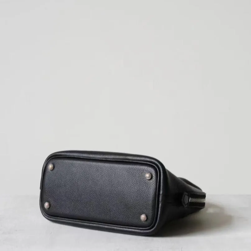 Mini Emma Luxurious Two-way Premium Italian Leather Bag | Handcrafted Full-grain Eve Calf Leather Shoulder Bag