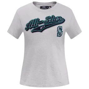 MLB ALL STAR 2023 WOMEN'S SJ SLIM FIT TEE (HEATHER GREY)