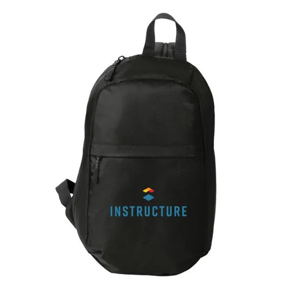 Port Authority® Crossbody Backpack - Deep Black