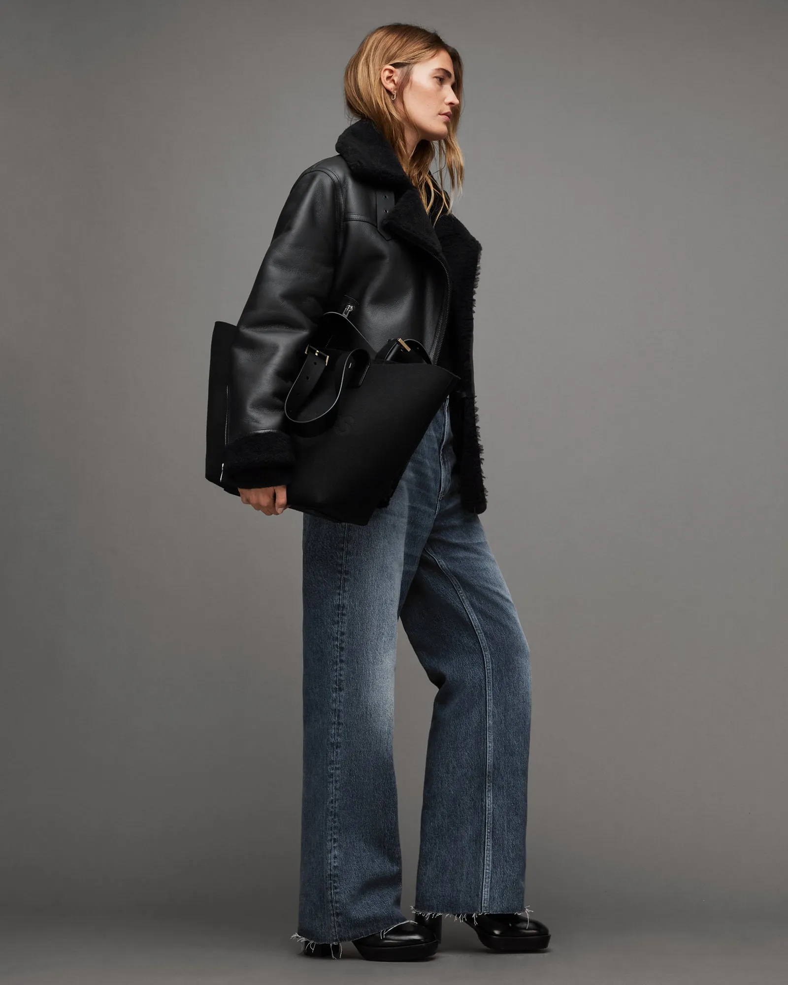 Sola Shearling Leather Jacket